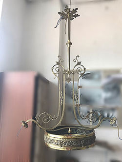 Metaloplastyka - Lampa